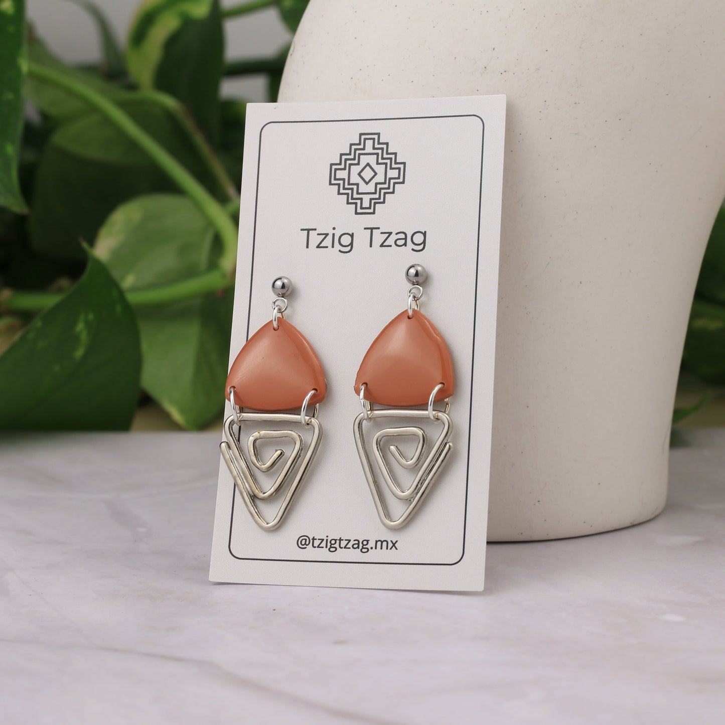 Aretes Jano Plateados