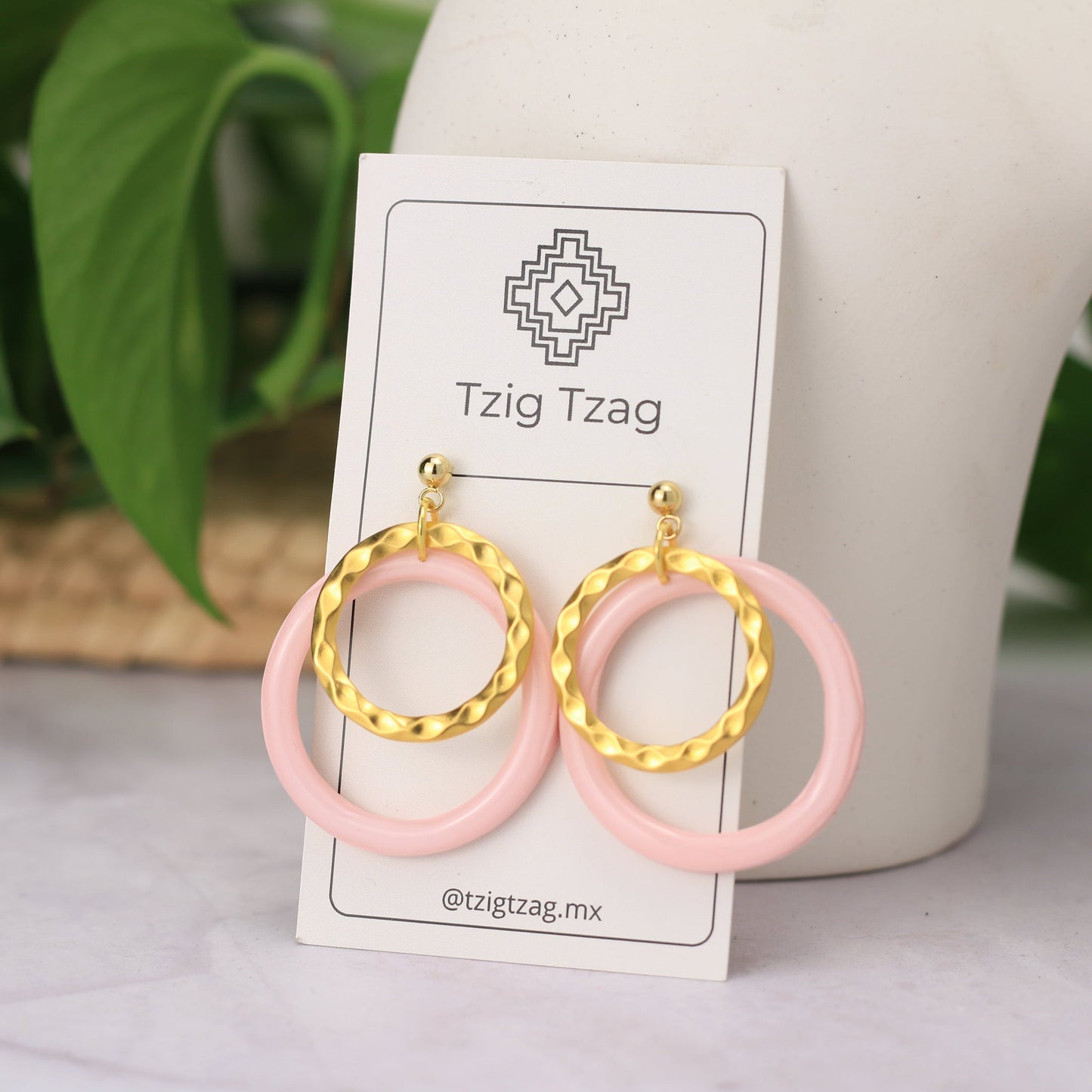 Aretes Eclipse - Tzig Tzag Joyería