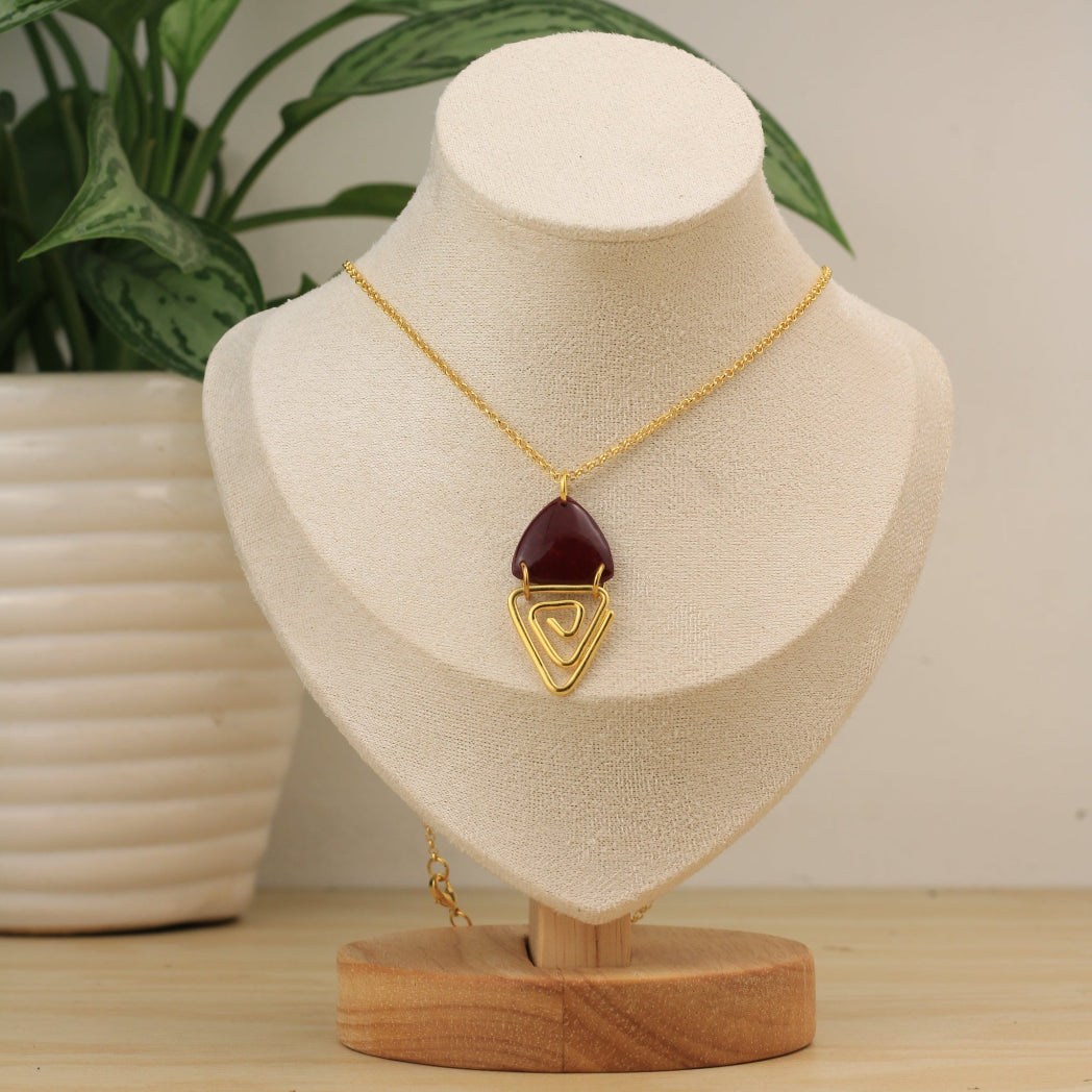 Collar Jano - Tzig Tzag Joyería -Vino