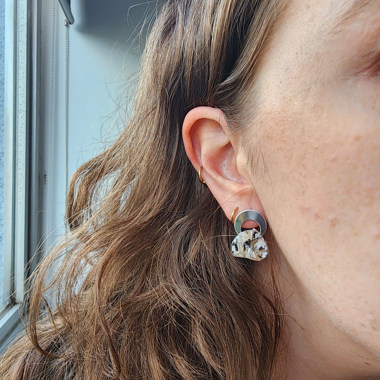 Aretes Kairós Plateados