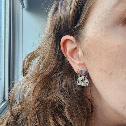 Aretes Kairós Plateados