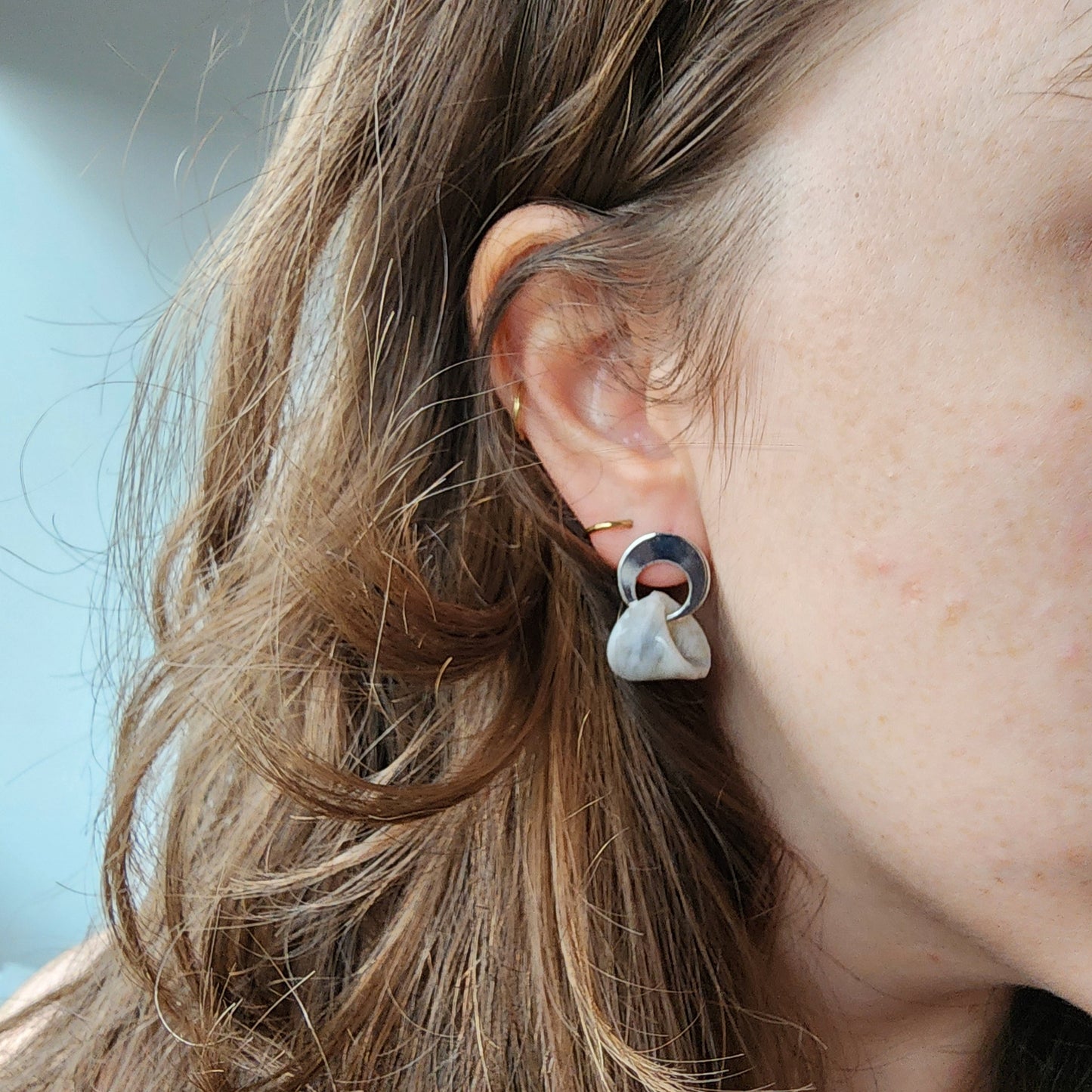 Aretes Kairós Plateados