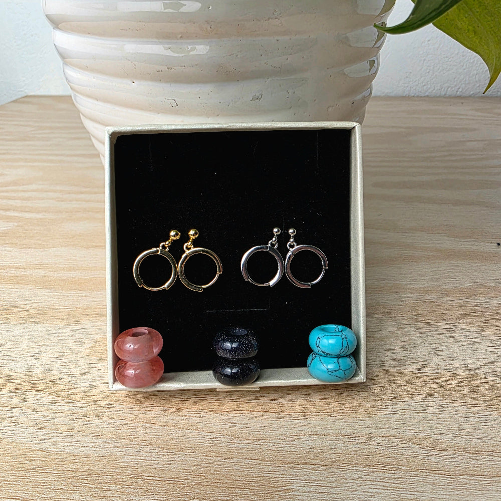 Aretes Delfos Plateados