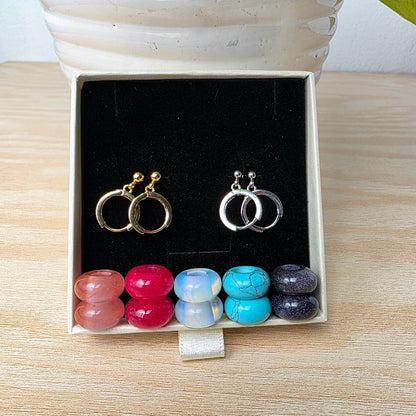 Aretes Delfos Plateados