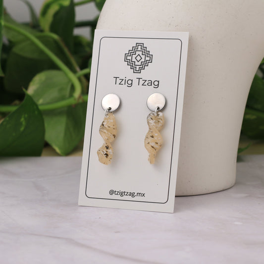 Aretes Anemoi Plateados