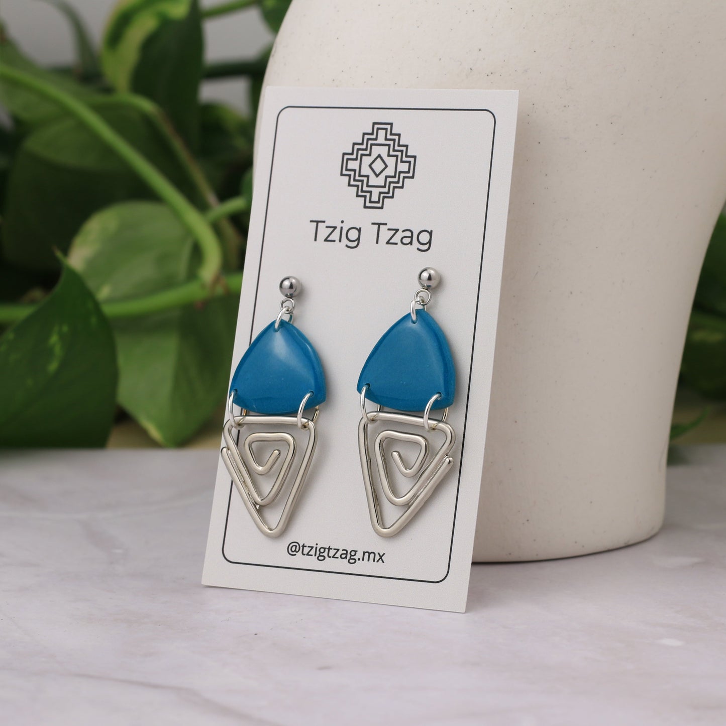 Aretes Jano Plateados
