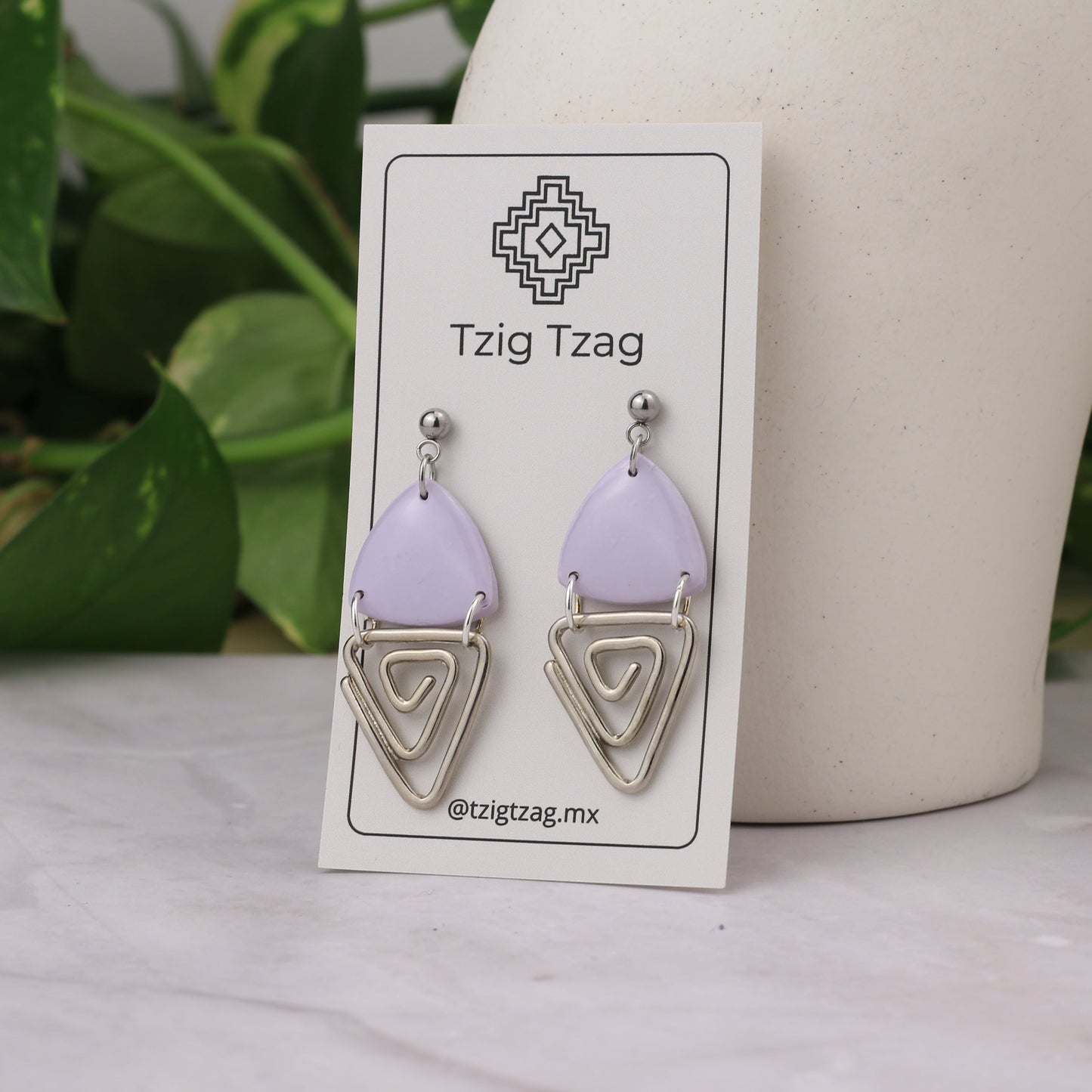 Aretes Jano Plateados