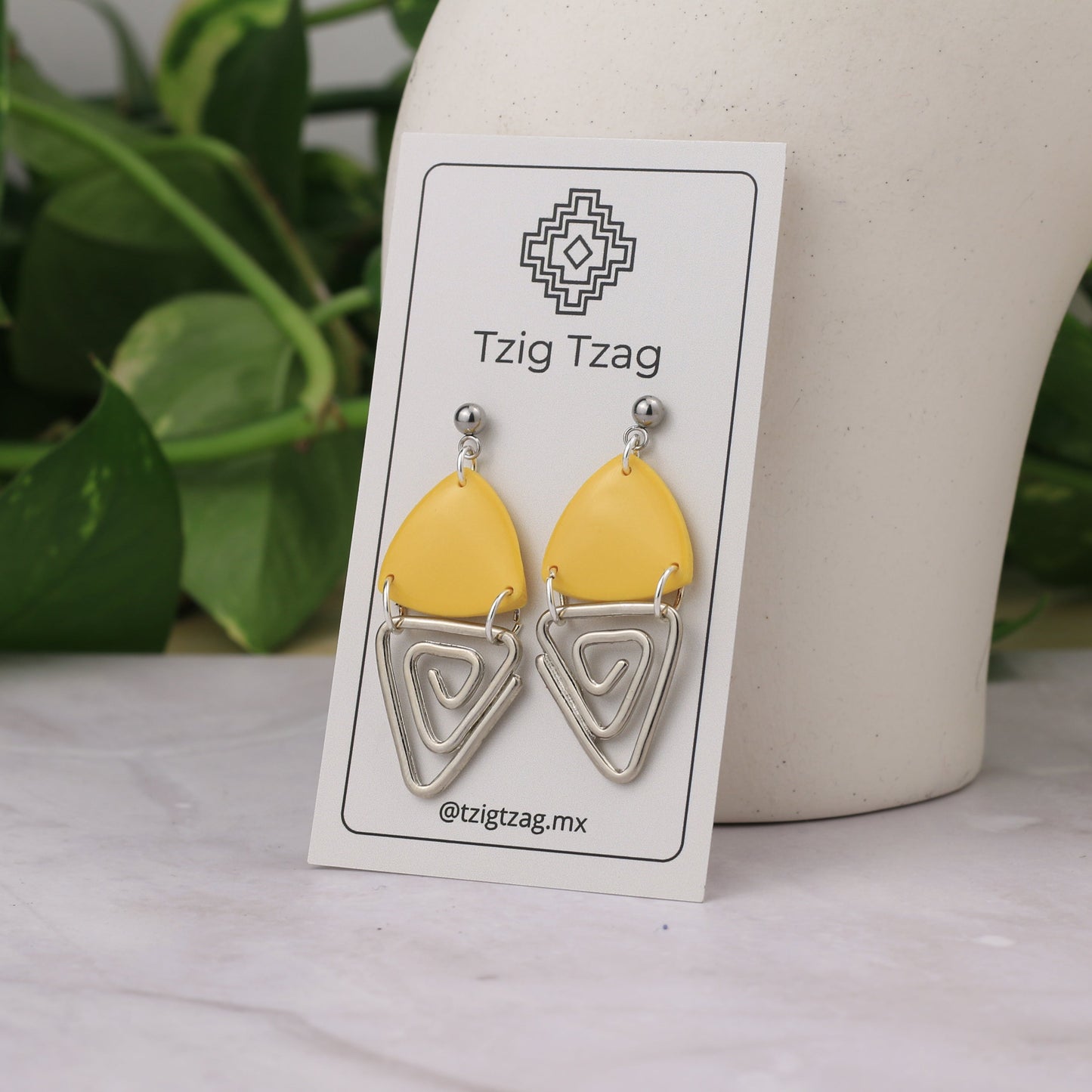 Aretes Jano Plateados
