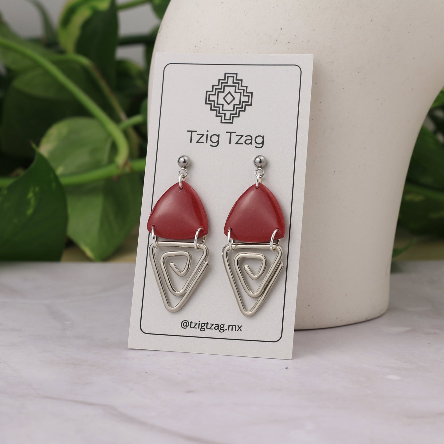 Aretes Jano Plateados