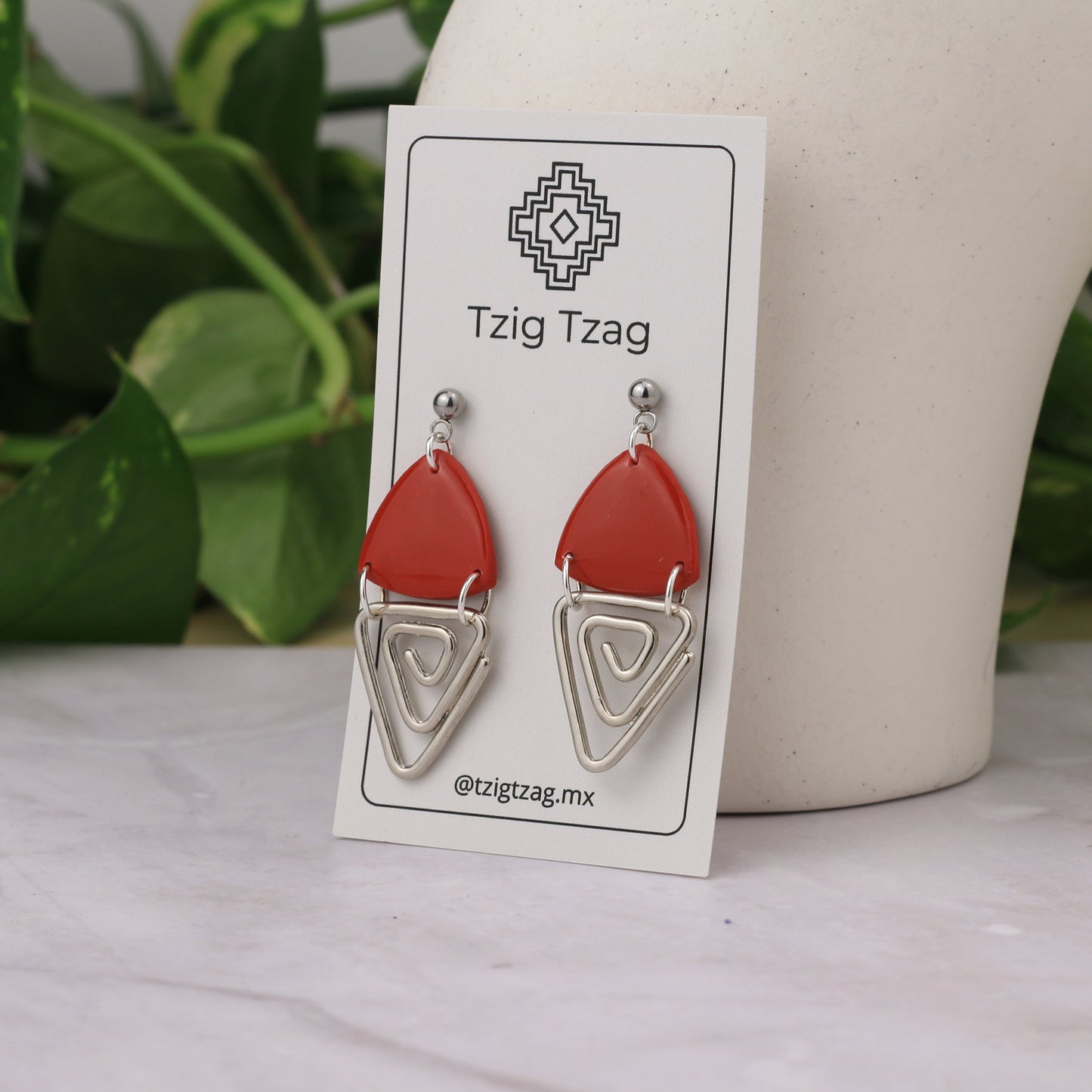 Aretes Jano Plateados