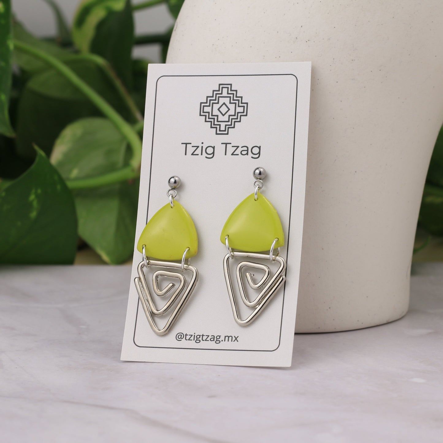 Aretes Jano Plateados