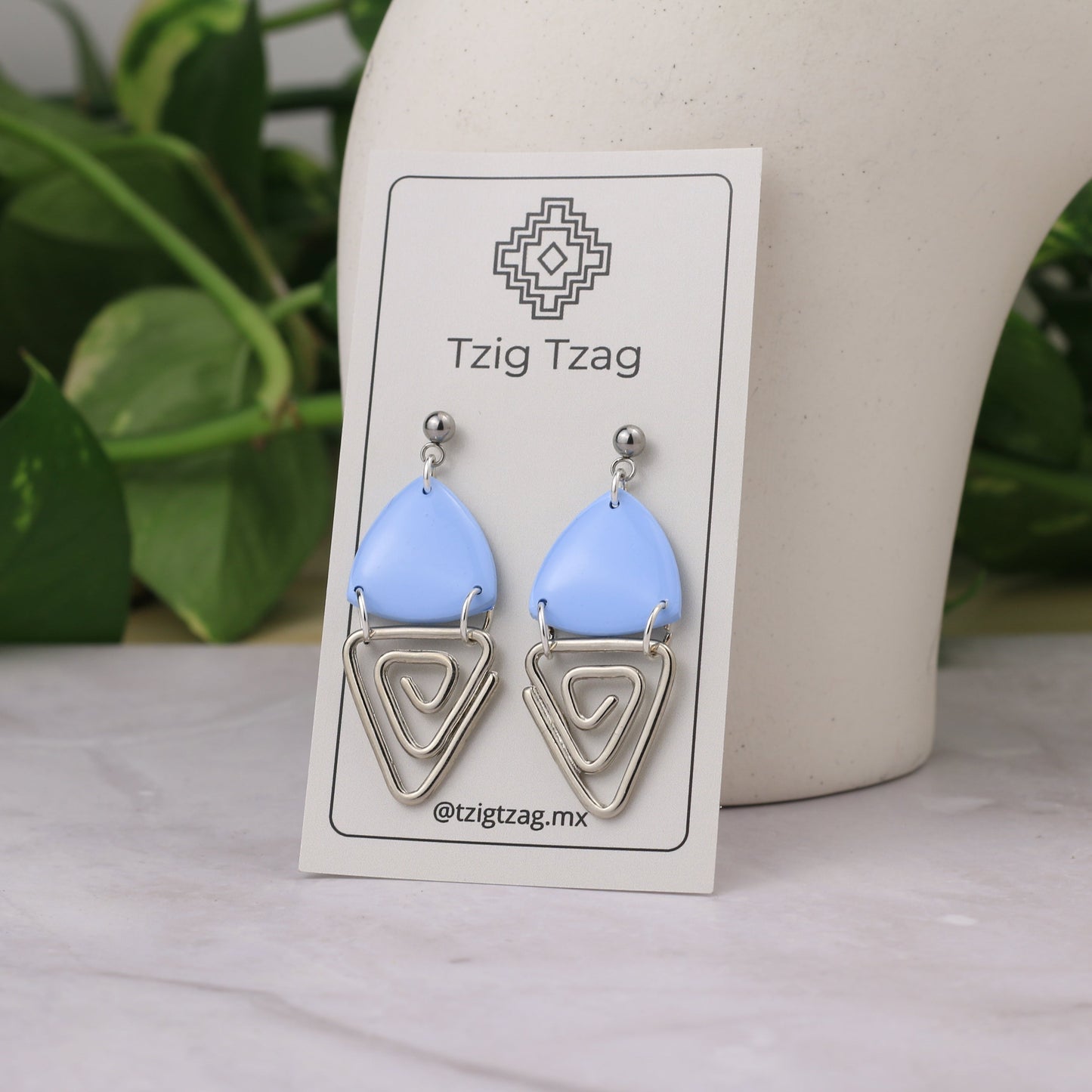 Aretes Jano Plateados