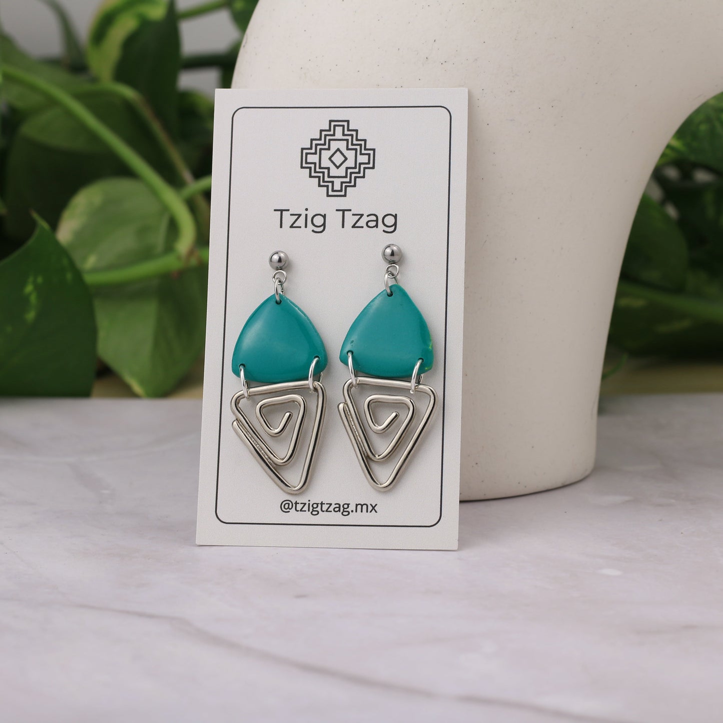 Aretes Jano Plateados
