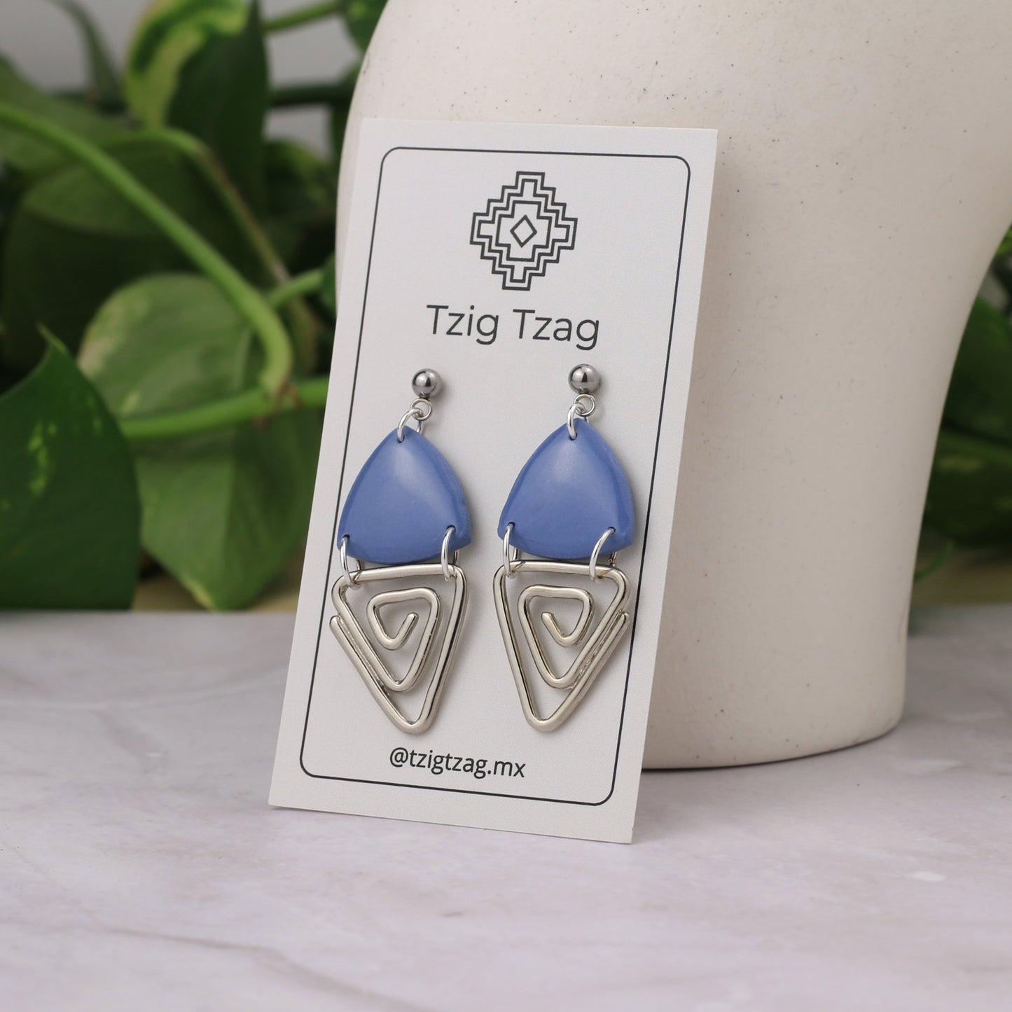 Aretes Jano Plateados