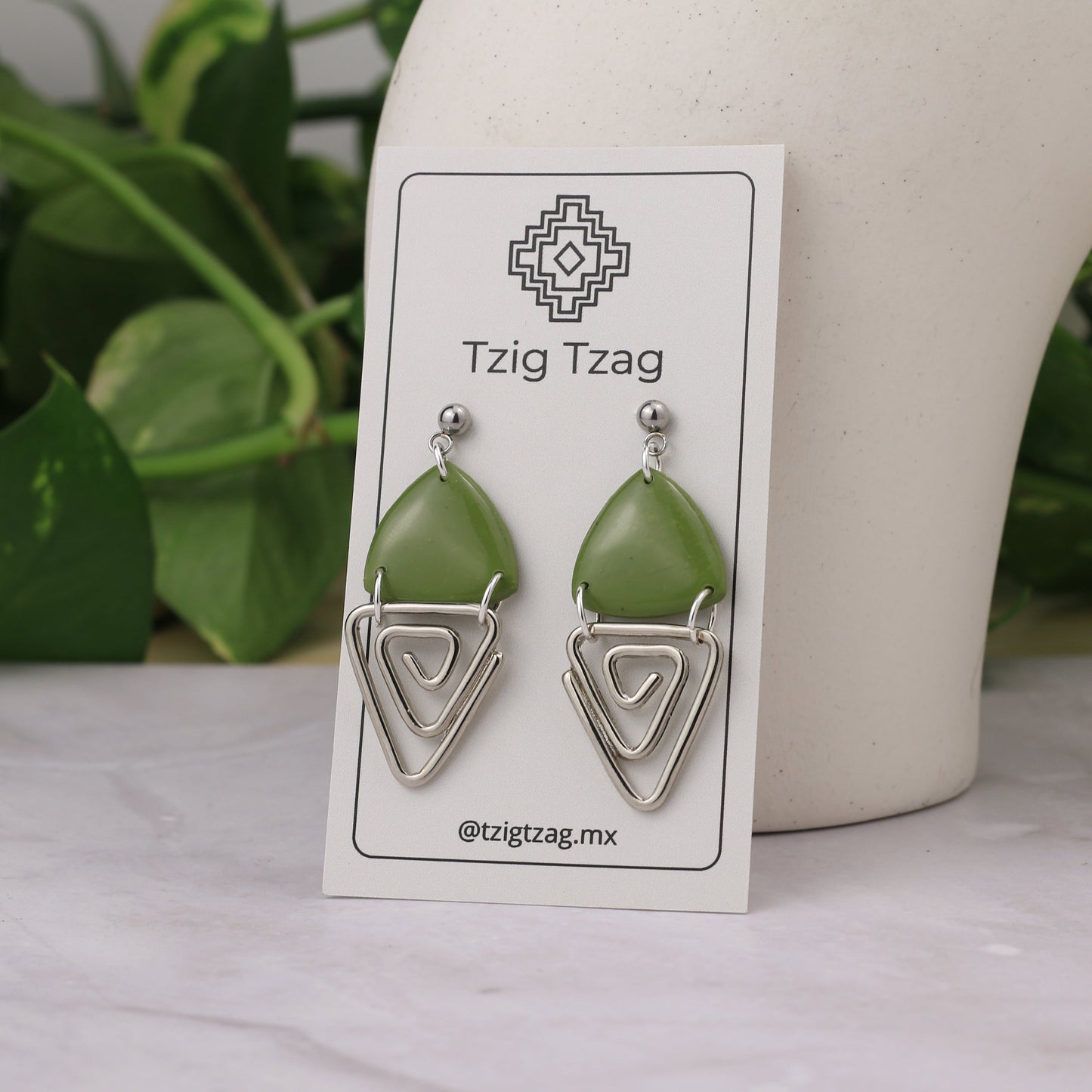 Aretes Jano Plateados
