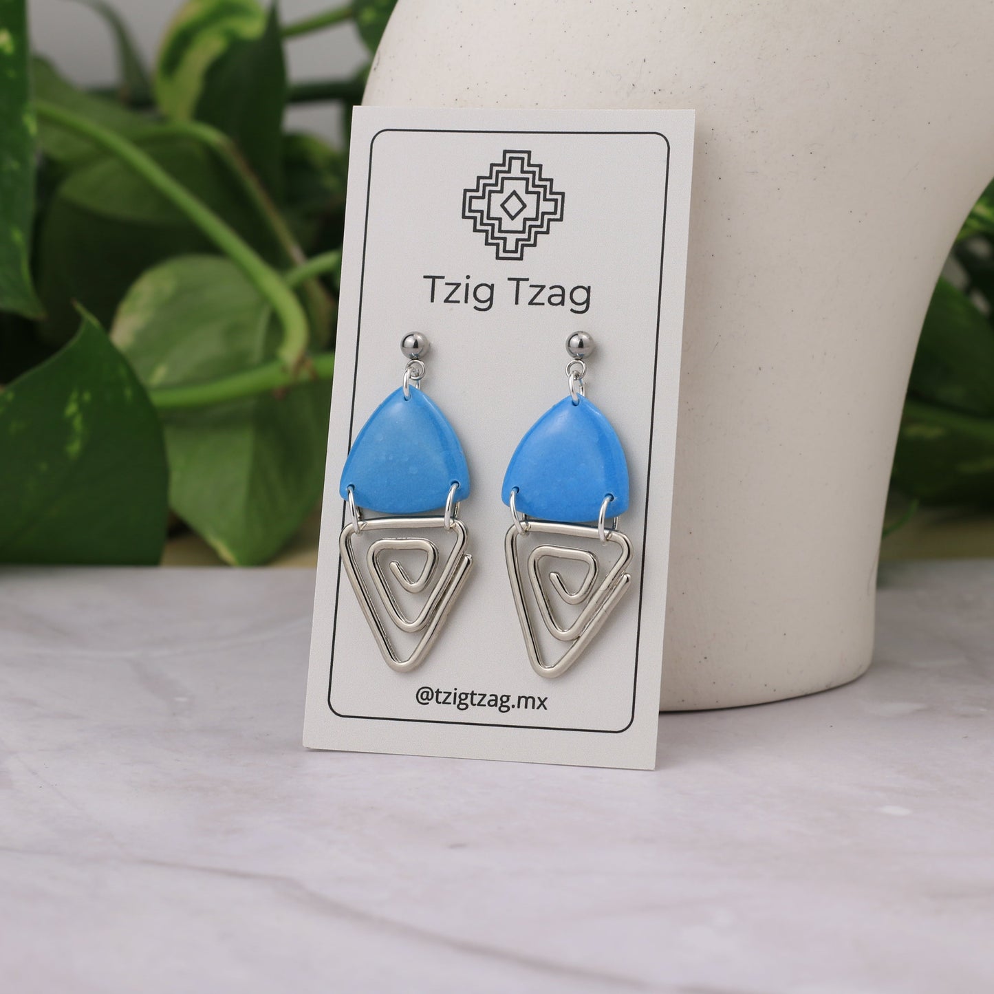 Aretes Jano Plateados