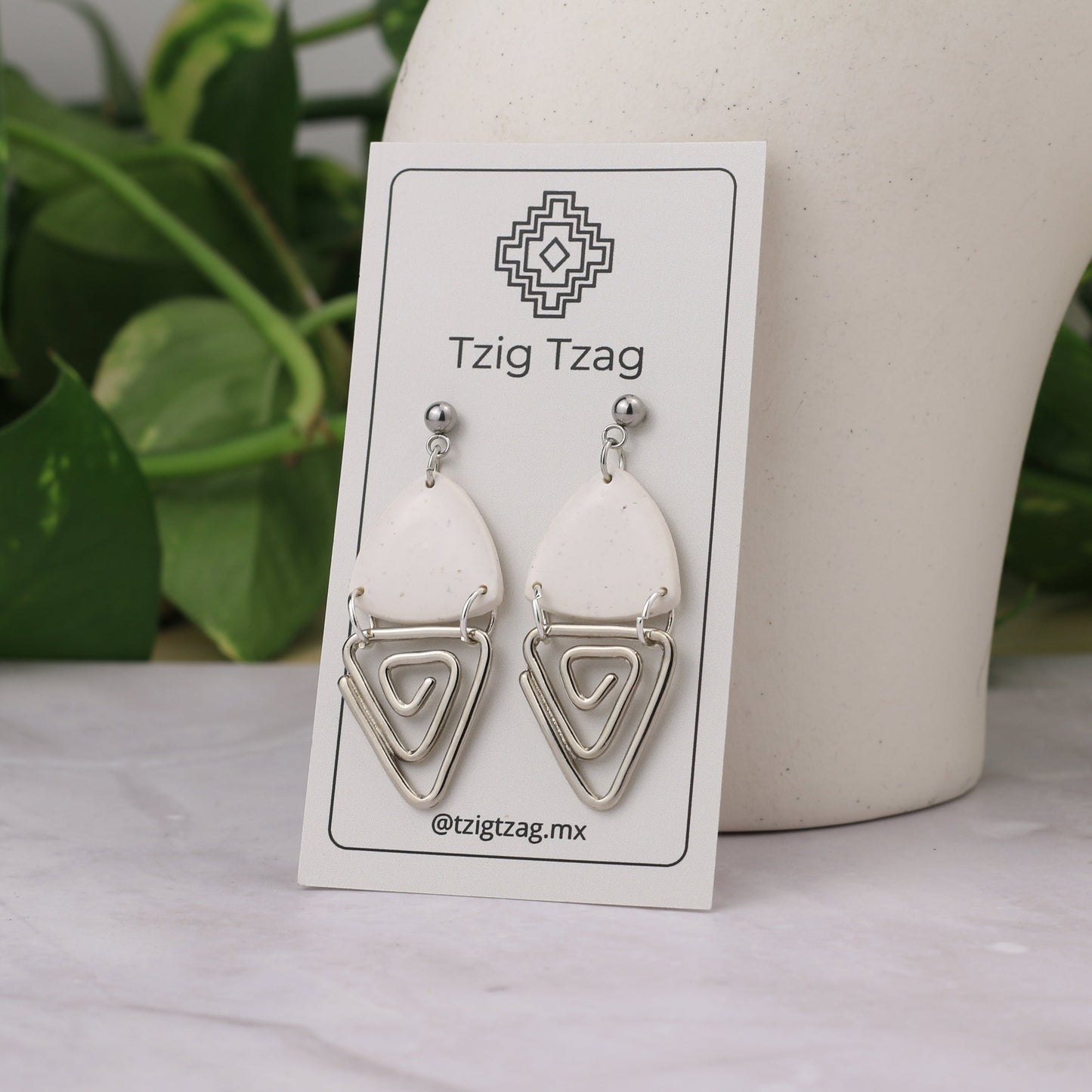 Aretes Jano Plateados