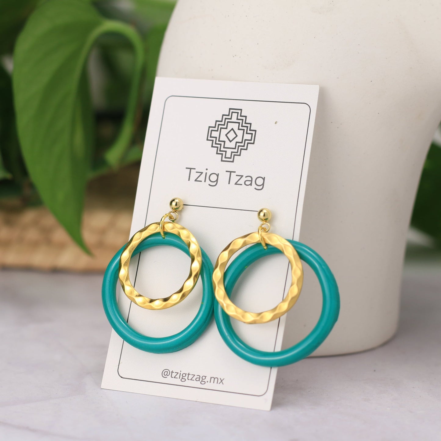 Aretes Eclipse - Tzig Tzag Joyería