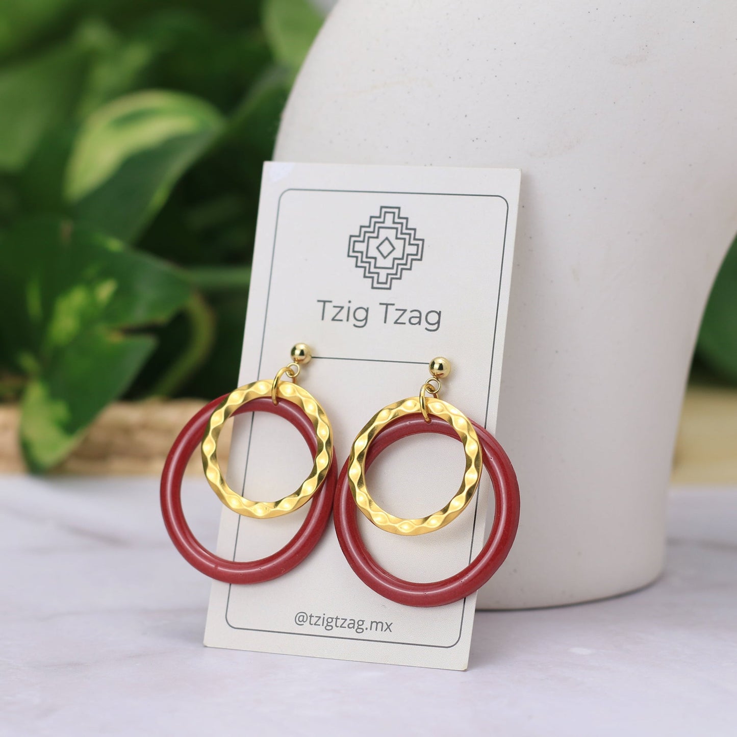 Aretes Eclipse - Tzig Tzag Joyería