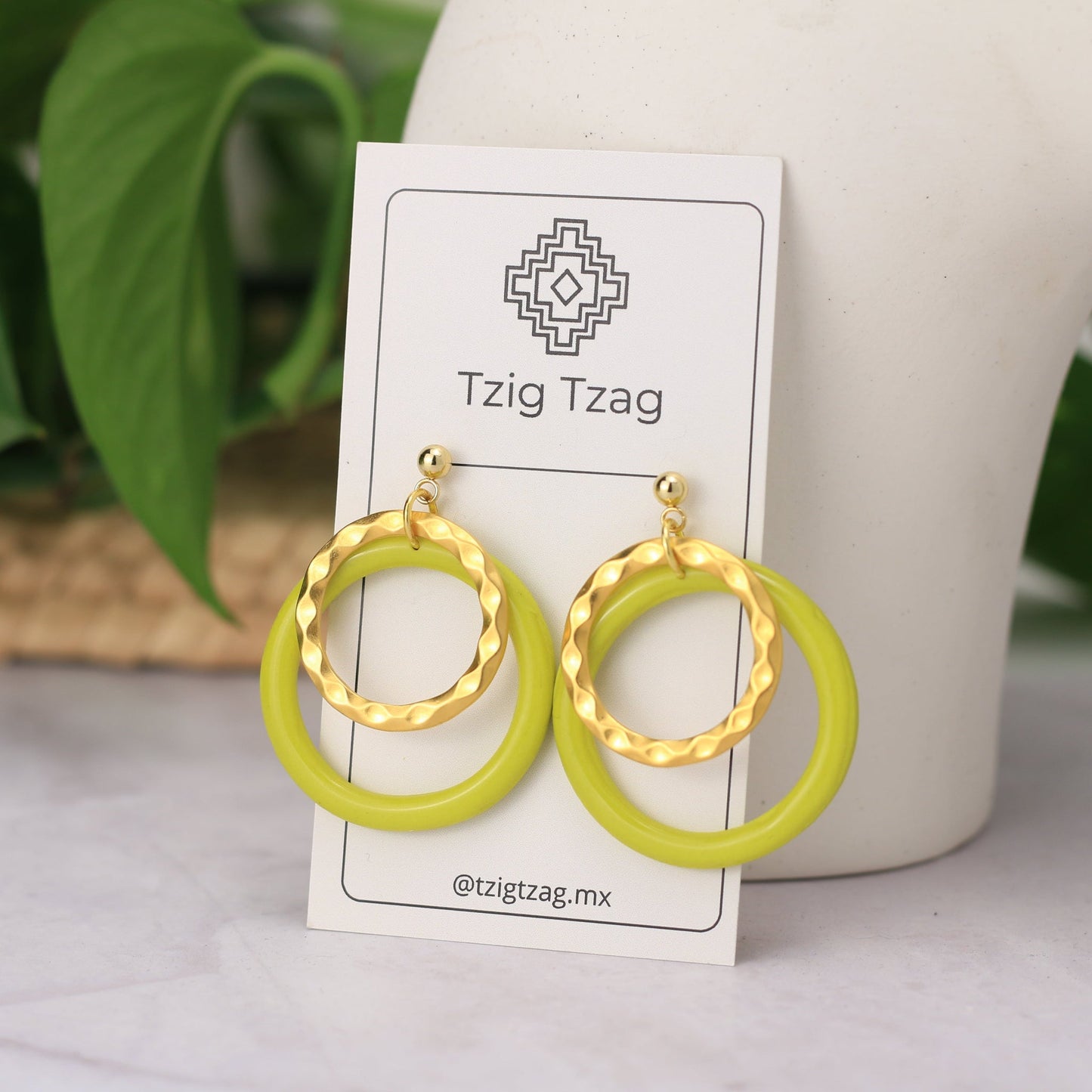 Aretes Eclipse - Tzig Tzag Joyería