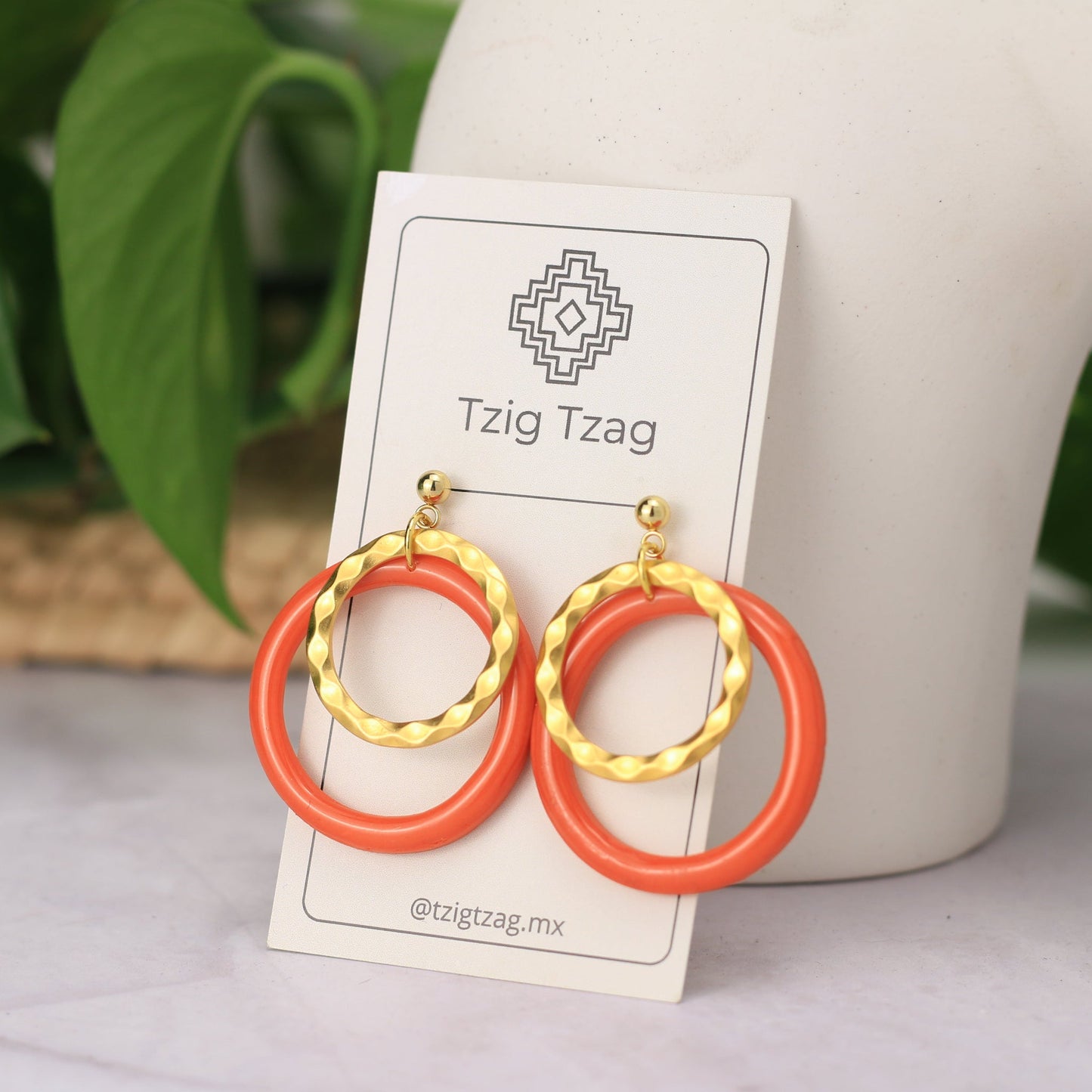 Aretes Eclipse - Tzig Tzag Joyería