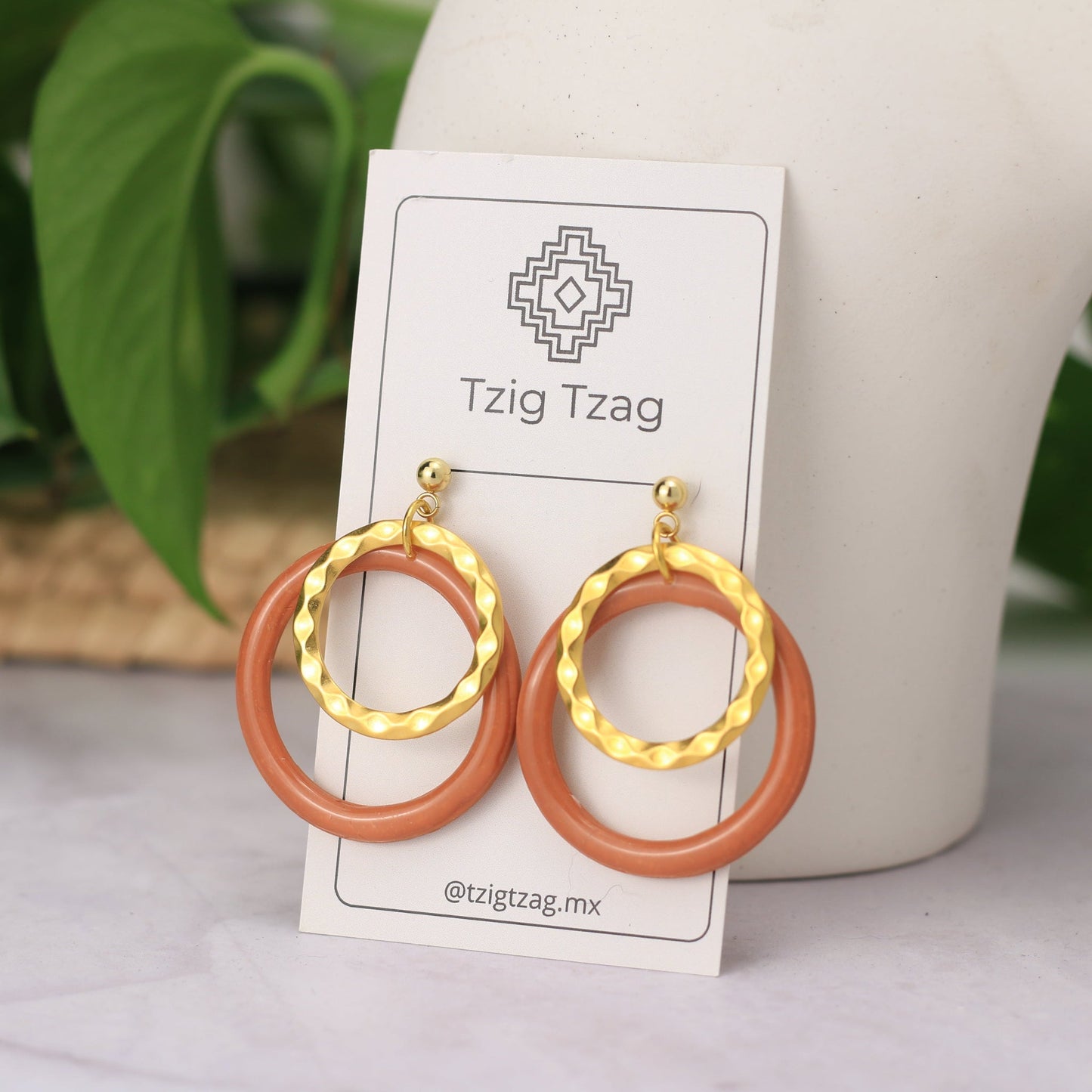 Aretes Eclipse - Tzig Tzag Joyería