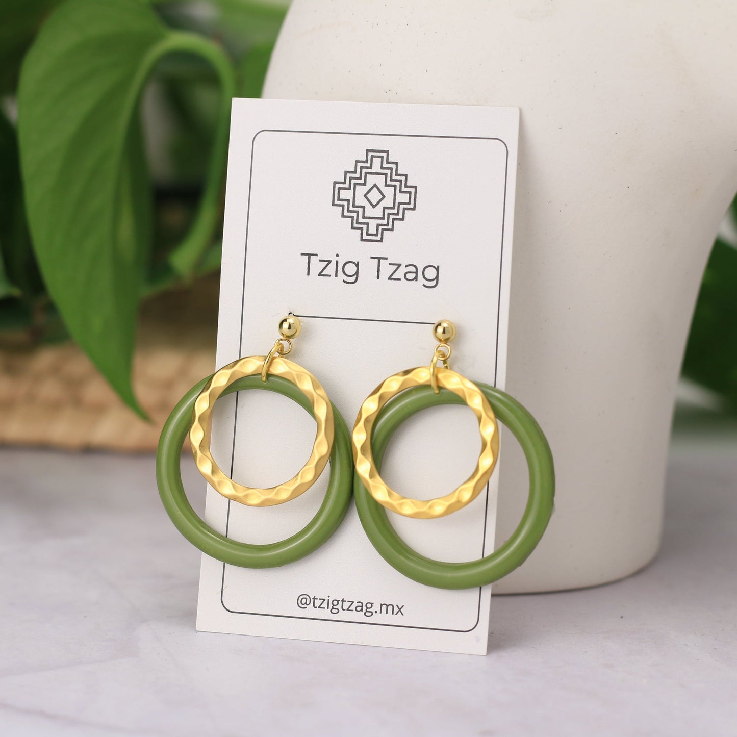 Aretes Eclipse - Tzig Tzag Joyería