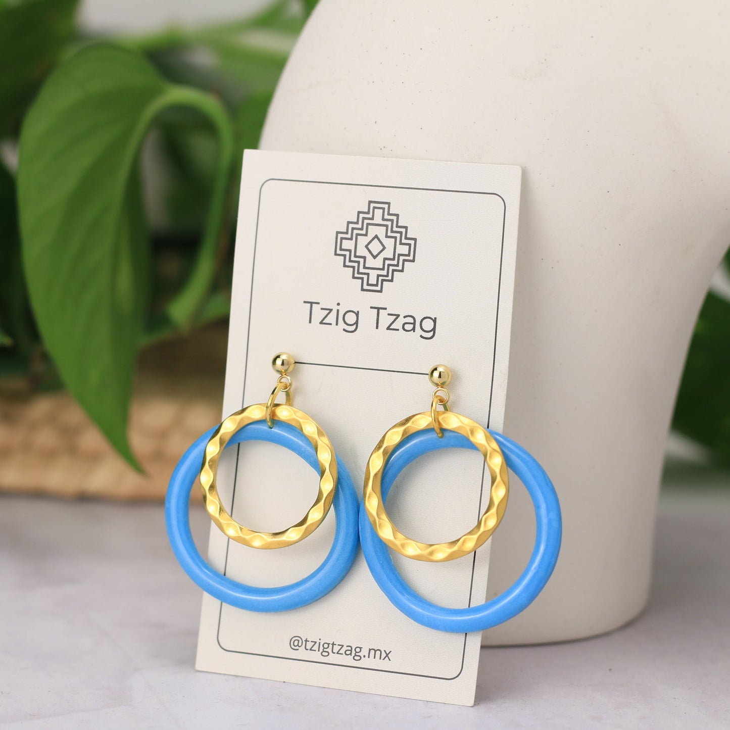 Aretes Eclipse - Tzig Tzag Joyería