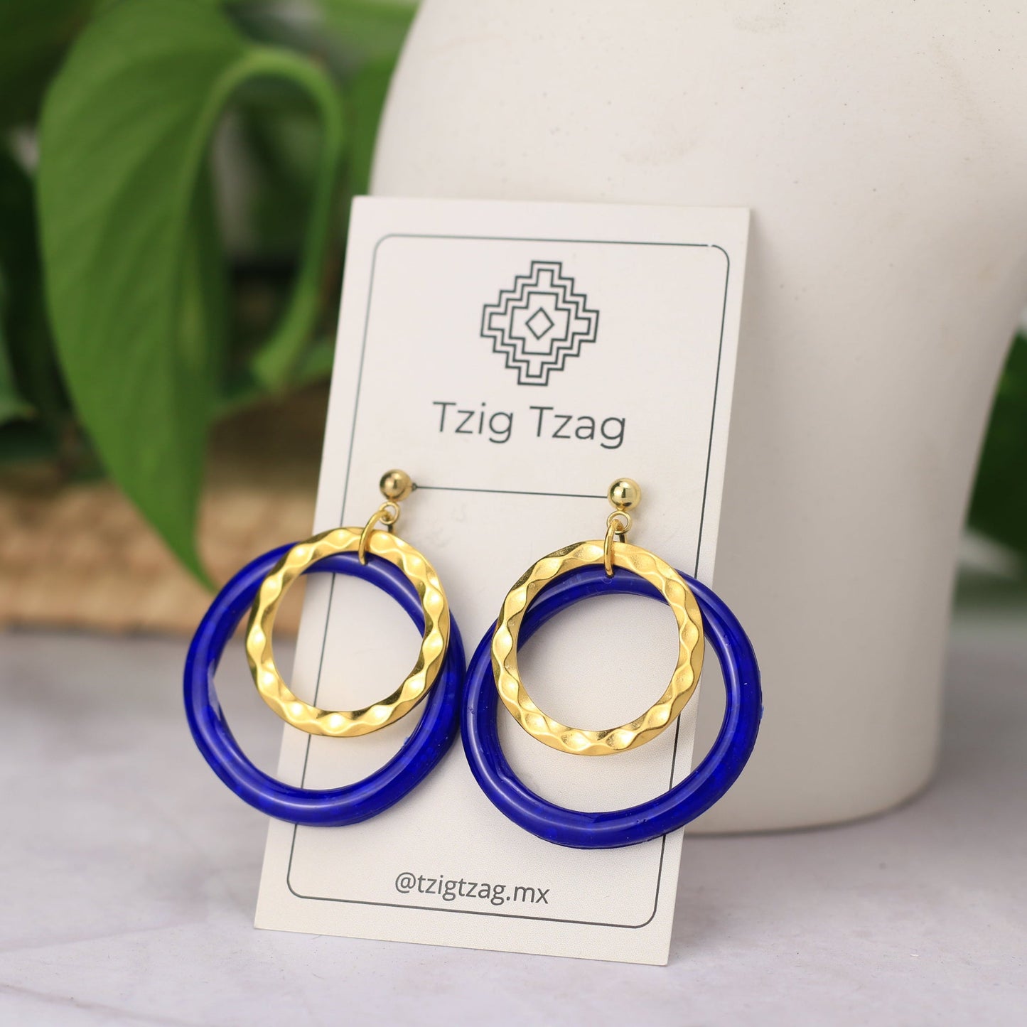 Aretes Eclipse - Tzig Tzag Joyería