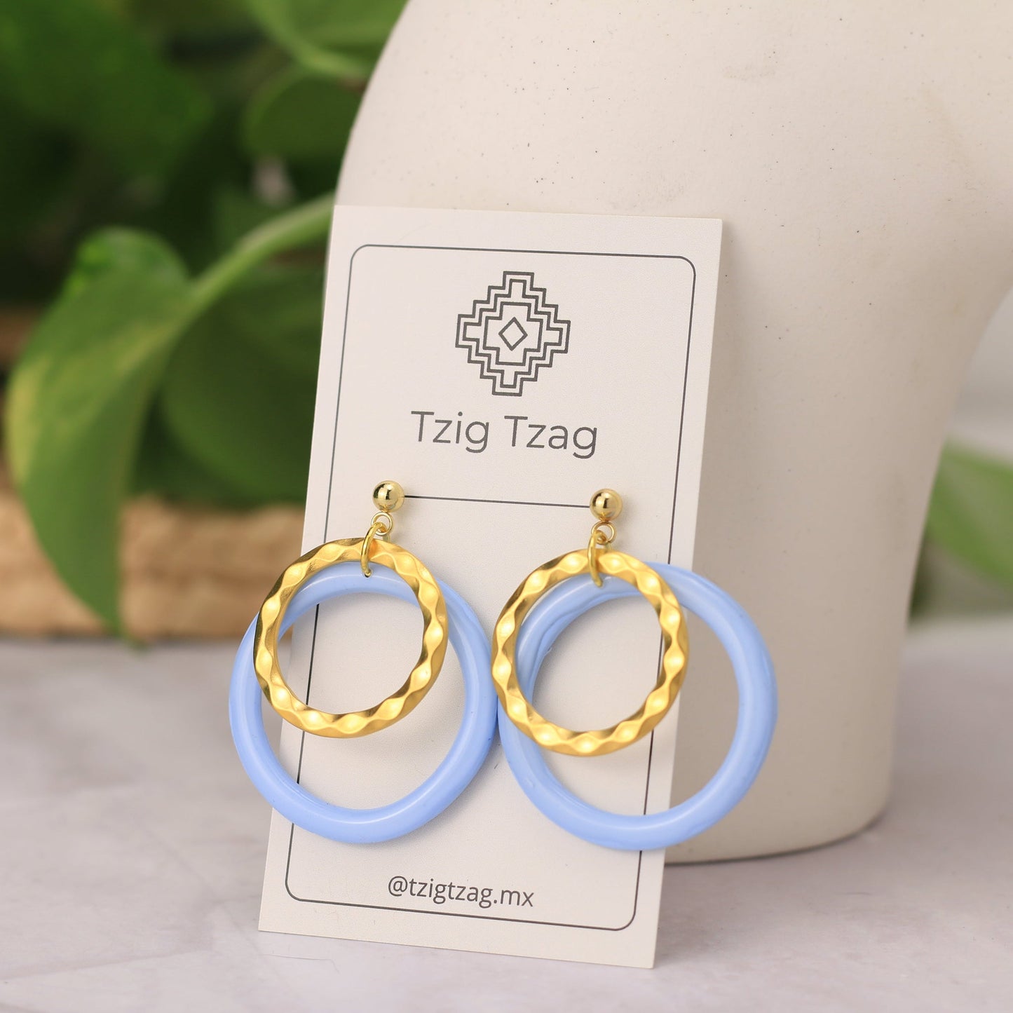 Aretes Eclipse - Tzig Tzag Joyería