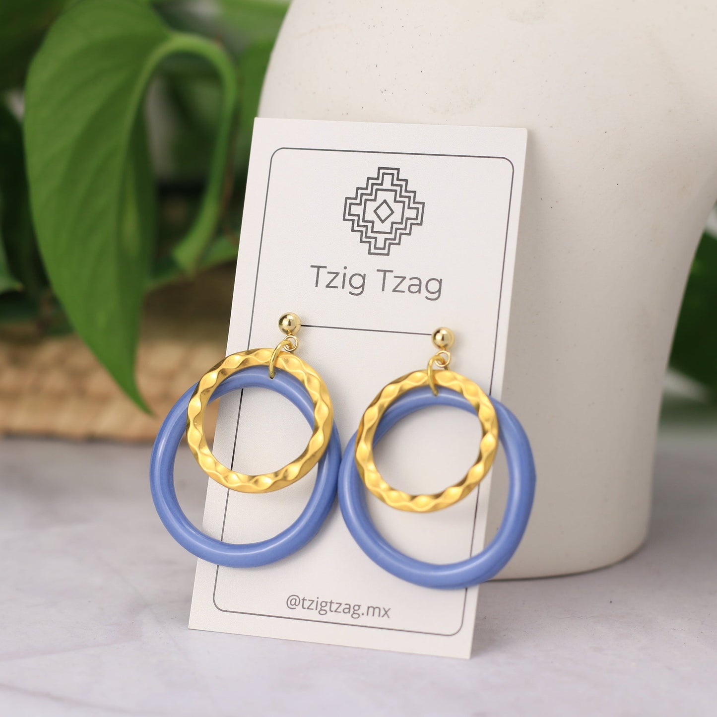 Aretes Eclipse - Tzig Tzag Joyería