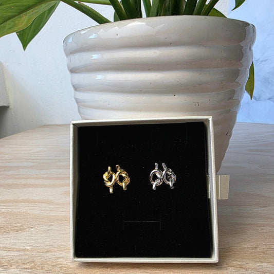 Aretes Nudo - Tzig Tzag Joyería