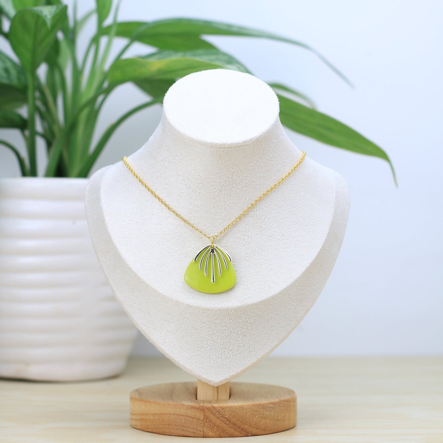 Collar Chaac - Tzig Tzag Joyería -Color Verde