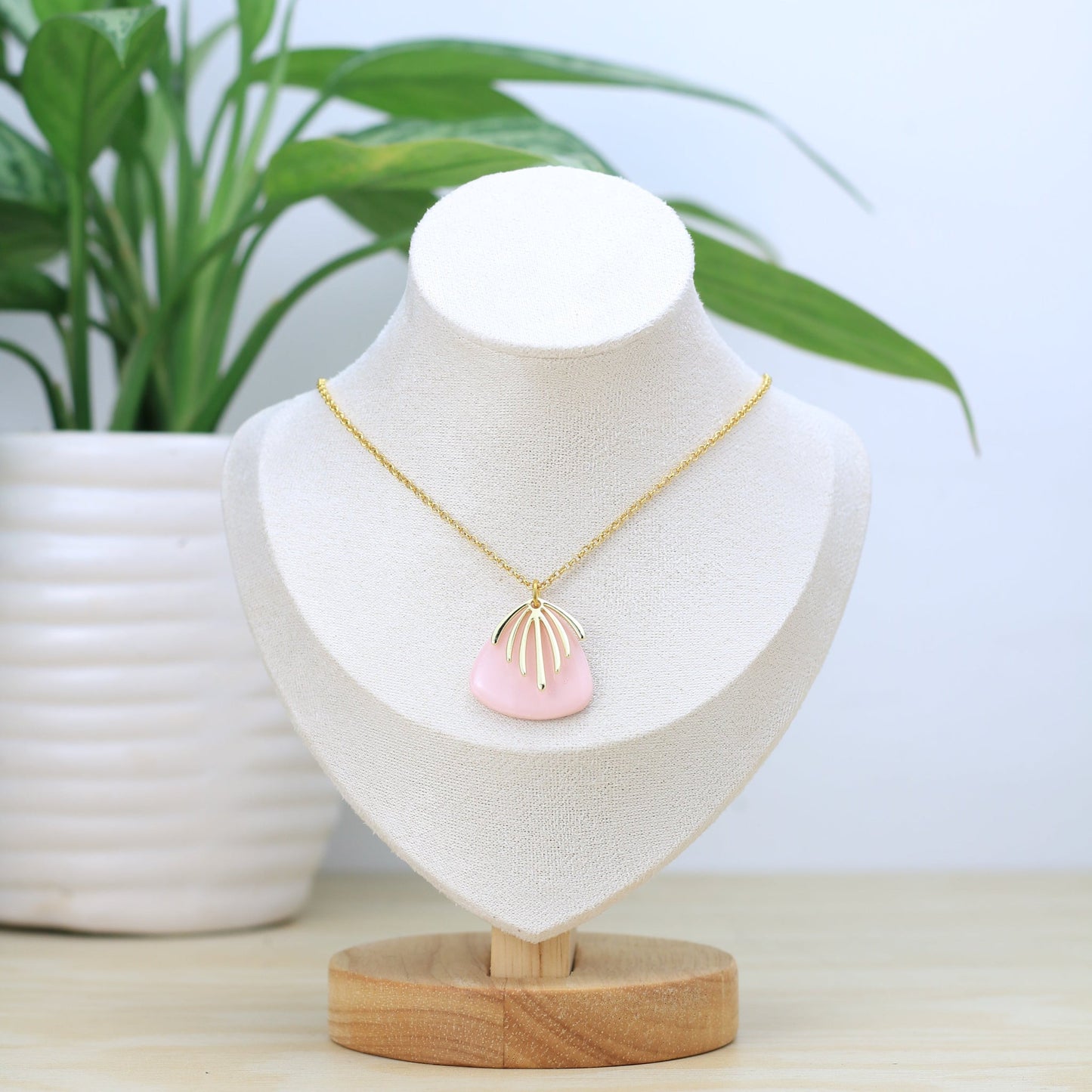 Collar Chaac - Tzig Tzag Joyería -Color Rosa Claro